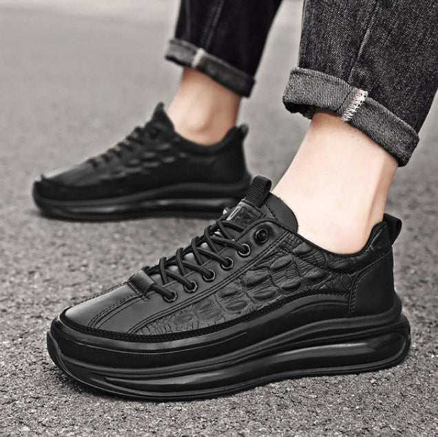 Zapato de hombre en terciopelo, 100% cuero de becerro, con suela ortopédica y comodidad durante todo el día